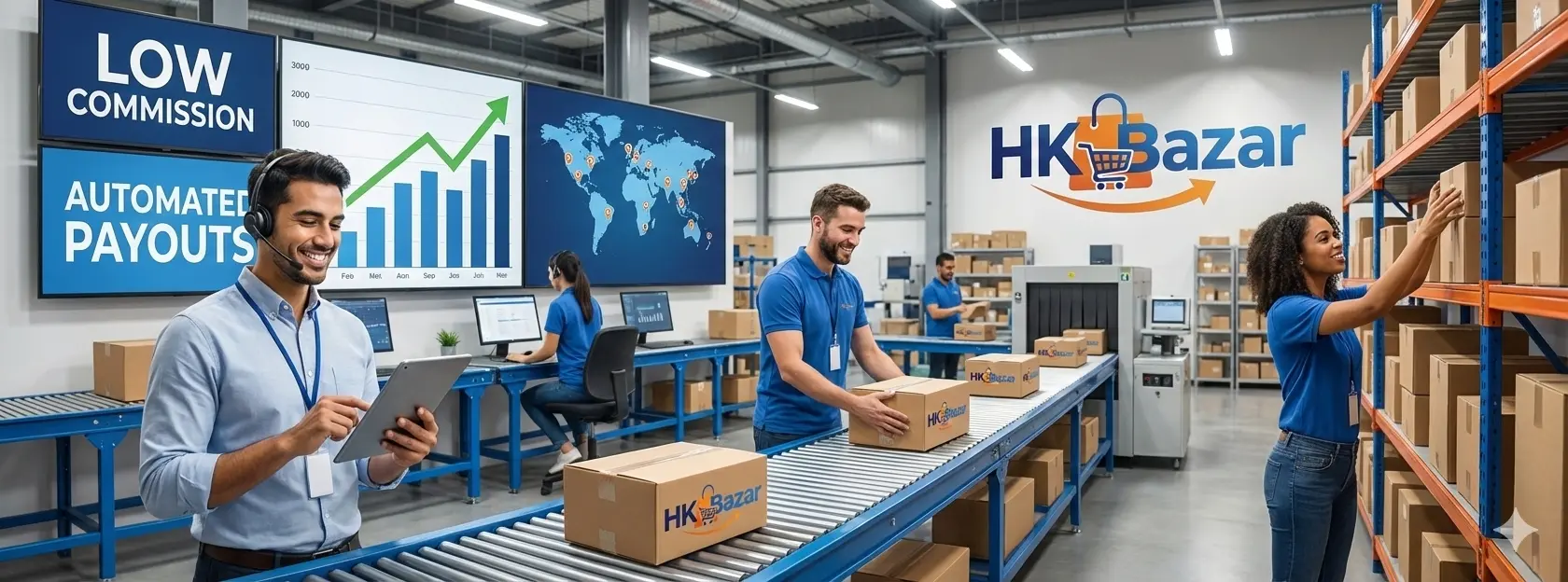 Grow Faster with Lowest Commissions-HKBazar